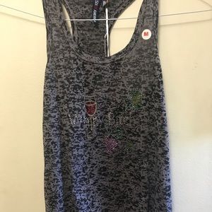 “Whiny B*tch” Wine tank top M.